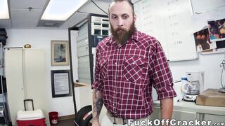 Handsome redneck butt fucked for cash at casting