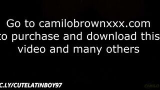 Poking the glorious grindr youngster no condom until I internal cumshot him - Camilo Chocolate-Colored