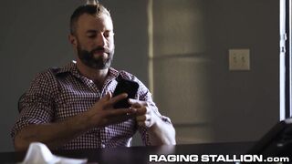 RagingStallion - Bearded Convict Humped Out By BIG BLACK COCK - Boyfriend Butler, Pheonix Fellington, Andre Donovan - RagingStallion