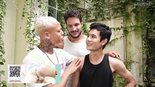 Backstage - Samuel Decker & Leonaordo & Lucas Ferrari- Without A Condom (High Voltage)