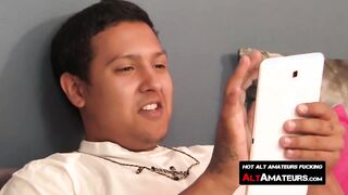 Solo masturbating session with kinky Latino thug and his big rod