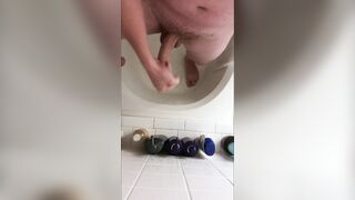 Steelwood303 dildo shower fun