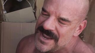 NASTYDADDY DILF Masturbate Dixon Shoots A Load While Barebacking Ian Frost