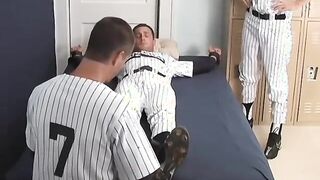 Davis gets humiliated by tickling his body and feet