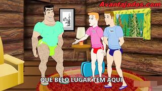 Cartoon Gay family sex: naughty Uncle