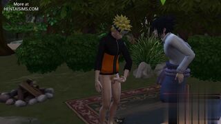 Sasuke penalizes Naruto for jerking at night in a mission and pulverizes him. [ Yaoi ] [NARUTO XXX] More at HENTAISIMS.COM