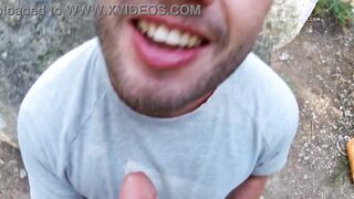 Taking Vadim Romanov Humungous beef whistle in Public Outdoors Without A Condom