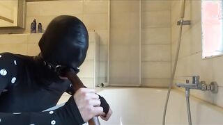 Ring Gag Mouth Nail Instructing by latexslavecgn