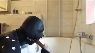 Ring Gag Mouth Nail Instructing by latexslavecgn