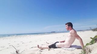 Beach Wank Off two