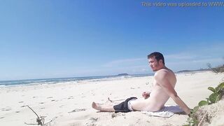 Beach Wank Off two