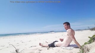 Beach Wank Off two