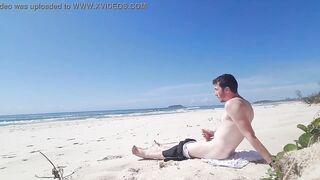 Beach Wank Off two