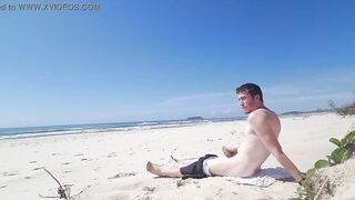 Beach Wank Off two