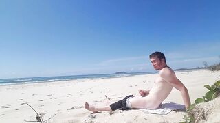 Beach Wank Off two