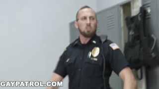 ASSFUCKER PATROL - Brutish Cops Take Down Faux Soldier and Lay Down The Law