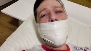 Diego Martin bound up and ball-gagged for the first-ever time - Gag Test Preview