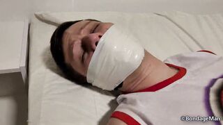 Diego Martin bound up and ball-gagged for the first-ever time - Gag Test Preview