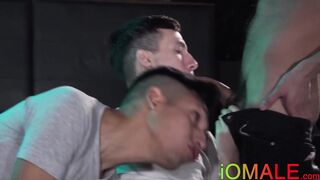 Twinky latinos blow cocks and fuck asses raw in a threeway