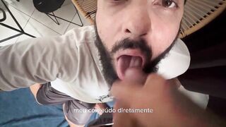 Bearded stud bj's 41 rods -110° blow-job - Total vid on CRIMSON