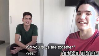 Latino twinks have their first intimate gay sex session