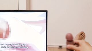 Insatiable Otaku Yelling Noisily Milking Off Huge Fuck-Stick While Witnessing Hutanari Warm Anime Porn. camshot POINT OF VIEW