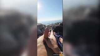 johnholmesjunior caught shooting yam-sized jizm blast at white rock naked beach with strangers observing