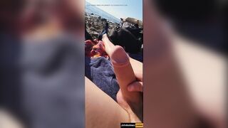 johnholmesjunior caught shooting yam-sized jizm blast at white rock naked beach with strangers observing