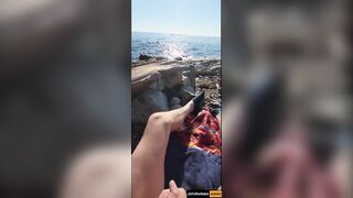 johnholmesjunior caught shooting yam-sized jizm blast at white rock naked beach with strangers observing