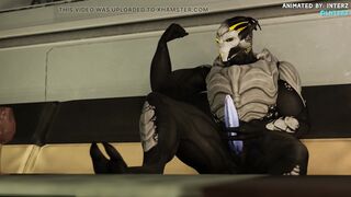 Turian Schlong Growth Cartoon