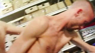 BullDogXXX.com - Jizz in the warehouse