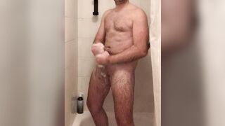 Firm Boy Manstick in the Shower