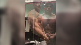 Post Gym Muscle Otter Masturbate and Jism