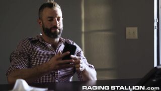 RagingStallion - Bearded Convict Ravaged Out By BIG BLACK COCK