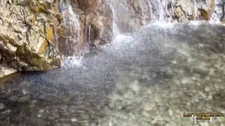 LetThemWatch SUPER-FUCKING-HOT Youngster Pulverized PUBLIC WATERFALL Juven without a condom