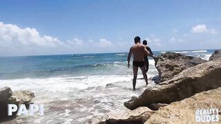 Wolves Athuel And Saul Get Together On The Beach Before Retreating Inwards Deep-Throating Each Other Off In Intimate - PAPI