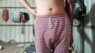 Desi Indian Bumder Boy Wanks Good-Sized Trunk At Home 16