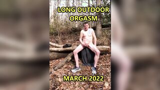 Long Outdoor Ejaculation March 2022