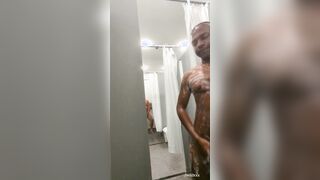 I GOT CAUGHT MASTURBATING IN GYM SHOWERS