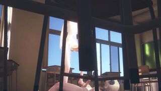 Yaoi Femboy - Having romp in classroom with a luxurious femboy