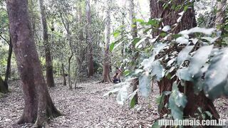 STUDS FROM THE ROÇA leave their work on the farm to have fuck-fest in the middle of the forest