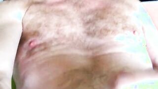 Hairyartist in churning Manmeat - phat cum shot