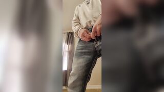 Solo Masculine Exposes Ample Jizz-Shotgun, Then Measures Good-Sized Penis, Then Has Giant Jizz Shot