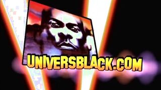 UniversBlack.com - Beefy gay-for-pay Black guy jacks off his enormous stiffy