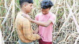 Indian Homo - 3 School Fellows From A Petite Village Have Hookup With A Real Doll In The Fields