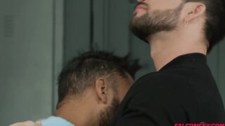 Javi Gray and Viktor Rom engage in powerful anal invasion fuck-fest Viktor knows what his devotees are looking for, his recent collab with Javi, Viktor is making sure that the camera gets every angle of this bearded man