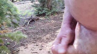 Me Jizzing In The Forest 092823 two