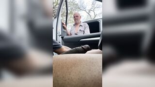 Caught Tugging My Dick In My Van By Someone’s Granddad