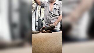 Caught Tugging My Dick In My Van By Someone’s Granddad