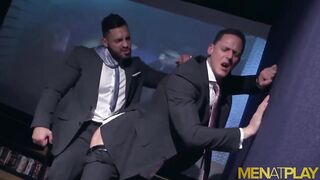 MENATPLAY Latino Viktor Rom Ass Fucking Bangs Businessman In Suit